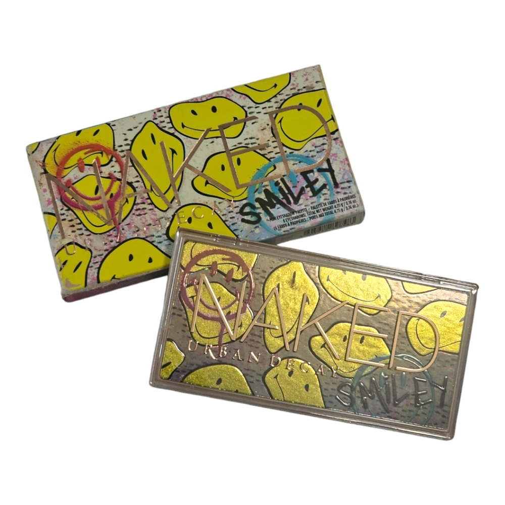 Urban Decay X SMILEY: Naked Mucho Happy Mini Eyeshadow Palette -BNIB!! - Picture 3 of 16
